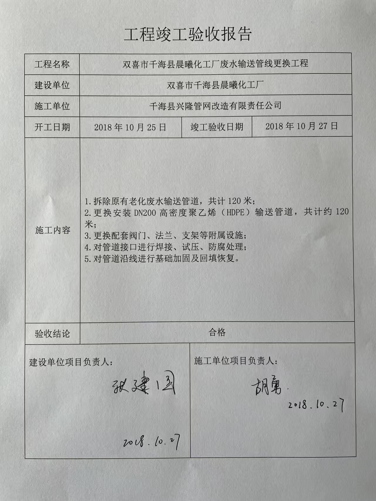 验收报告